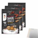 Edeka Snack Balls Erdnuss Salz 3er Pack (3x145g Beutel) + usy Block
