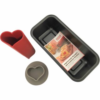 Inspiration Königskuchenform mit Motiv Einsatz Herz 25 cm