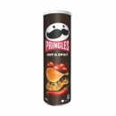 Pringles Hot & Spicy 3er Pack (3x185g Packung) + usy Block