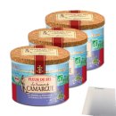 La Saunier de Camargue Fleur de Sel Kräuter der Provence Bio 3er Pack (3x125g Dose) + usy Block