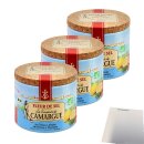 Fleur de Sel Zitrone/Thymian Salz 3er Pack (3x125g Dose)...