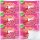 Katjes Family Glücksherzen Erdbeerliebe 6er Pack (6x275g Packung) + usy Block
