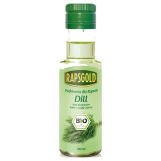 Rapsgold Bio Würzöl Dill (100ml Glas)