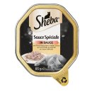 Sheba Sauce Speciale mit Putenhäppchen in heller Sauce (85g Packung)