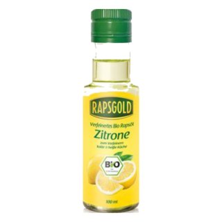 Rapsgold Bio Würzöl Zitrone (100ml Glas)