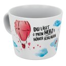 Kinder Sammeltasse Motiv 4 (2022) Du lässt mein Herz höher schlagen (210g Packung) + usy Block