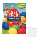 Heitmann Eierfarben Eierfarbe, Farben froh (6 Farben, 30ml Packung) + usy Block