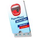 PaperMints Cool Caps Mint Sugarfree Packung 5er Pack (5x24 Frischeperlen mit Minzgeschmack) + usy Block