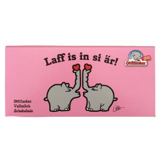 Ottifanten Vollmilch Schokolade Limited Edition, Laff is in si är! (100g Tafel)
