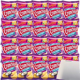 Lorenz Crunchips Fiesta Aioli 20er Pack (20x150g Beutel) + usy Block