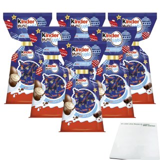 Ferrero Kinder Mini Eggs mit Schokolade 6er Pack (6x85g Beutel) + usy Block