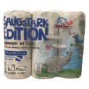 Ottifanten Saugstark Edition Küchenpapier mit Dekor 7er Pack (21 Rollen, 160 Blatt, 3 Lagen) + usy Block