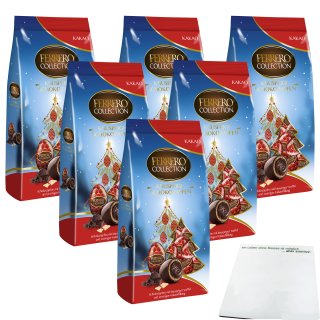 Ferrero Collection Knusprige Schokozapfen Kakao 6er Pack (6x100g Beutel) + usy Block