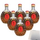 ZW Pflaumenwein, Plum Wine Chiew 10.5% Alc. 6er Pack (6x200ml Flasche) + usy Block