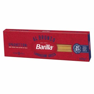 Barilla Al Bronzo Spaghettoni 3er Pack (3x400g Packung) + usy Block
