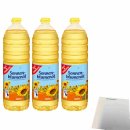 Gut & Günstig Sonnenblumen Öl 3er (3x1l Flasche) + usy Block