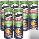 Pringles Passport Flavours Italian Style Pepperoni Pizza Flavour 6er Pack (6x185g Packung) + usy Block