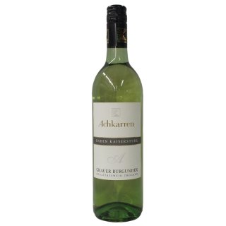 Achkarren Grauer Burgunder trocken Weißwein mit 12,5% Vol. (1X0,75l Flasche)