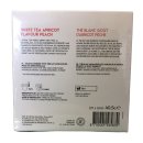 Bazar Tee weißer Tee mit Aprikose und Pfirsich 3er Pack (3x40,5g Schachtel) + usy Block