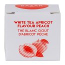 Bazar Tee weißer Tee mit Aprikose und Pfirsich 6er Pack (6x40,5g Schachtel) + usy Block