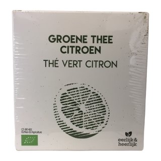 Bazar Tee Grüner Tee mit Zitrone (40,5g Schachtel)