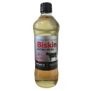 Biskin Pflanzenöl EXTRA HEISS 3er Pack (3x0,5L Glasflasche) + usy Block