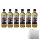 Biskin Pflanzenöl EXTRA HEISS 6er Pack (6x0,5L Glasflasche) + usy Block