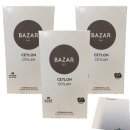 Bazar Schwarzer Tee 3er Pack (3x50g) + usy Block