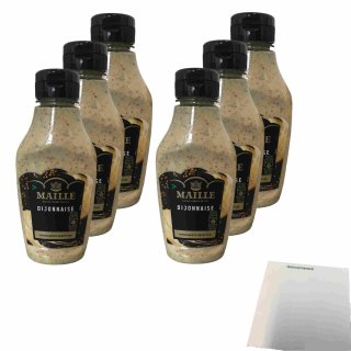 Maille Dijonnaise Squeeze 6er Pack (6x235ml Flasche) + usy Block