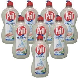 Pril Sensitive Aloe Vera 8er Pack (8x450ml Flasche)