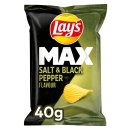 Lays Max Salt &amp; Black Pepper Flavour (20x40g Packung)
