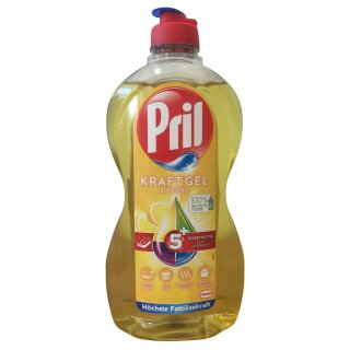 Pril Kraft Gel Zitrone (450ml Flasche)