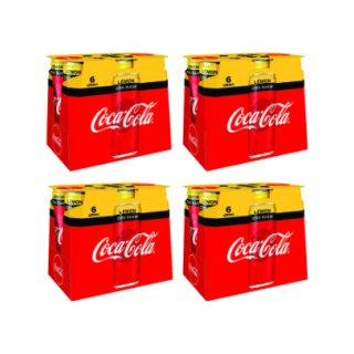Coca Cola Zero Sugar Lemon (24x250ml Dose) + usy Block
