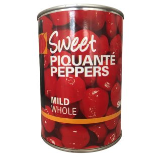 Peppadew Whole Sweet Piquanté Peppers, ganze Paprika süß & mild (900g Dose)