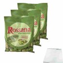 Rossana Pistazienbonbons, Karamellschale gefüllt mit Pistaziencreme 3er Pack (3x135g Tüte) + usy Block
