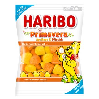 Haribo Primavera Aprikose & Pfirsich (175g Packung)