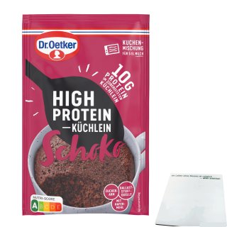Dr. Oetker High Protein Küchlein Schoko (1x50g Packung) + usy Block