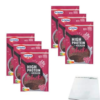 Dr. Oetker High Protein Küchlein Schoko 6er Pack (6x50g Packung) + usy Block