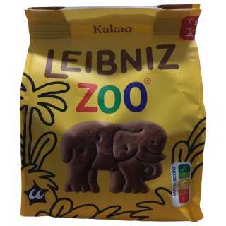 Leibniz Kakao Zoo Safari (125g Beutel)