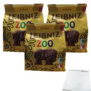 Leibniz Kakao Zoo Safari 3er Pack (3x125g Beutel) + usy Block
