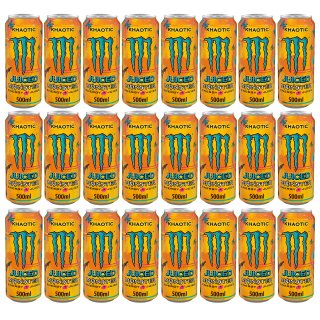 Monster Khaotic Energy Drink + Juice (24x0,5L Dosen)