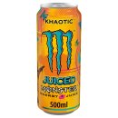 Monster Khaotic Energy Drink + Juice (48x0,5L Dosen) + usy Block