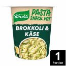 Knorr Pasta Snack Brokkoli-Käse Sauce 3er Pack (3x62g Packung) + usy Block