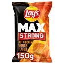 Lays Max Strong Hot Chicken Wings Flavour (9x150g Packung)