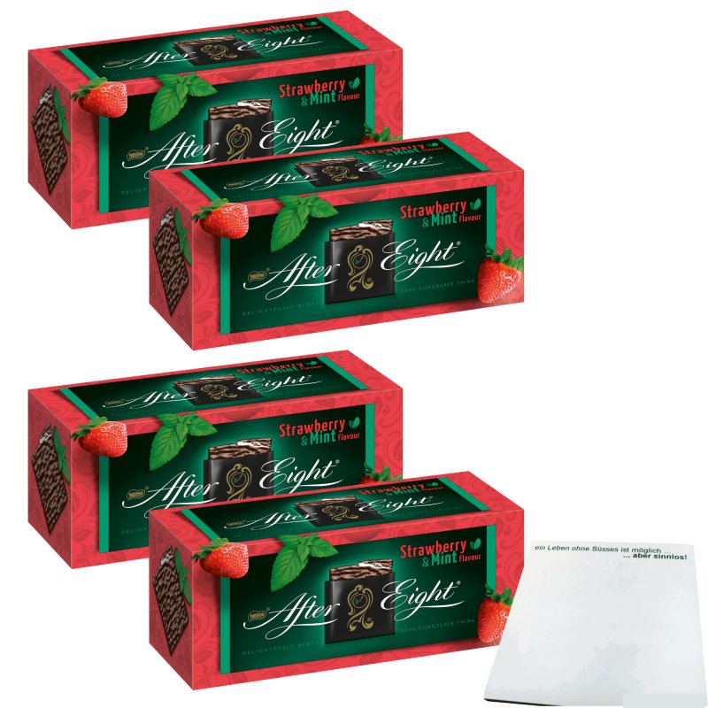 After Eight Strawberry Limited Edition 4er Pack (4x200g Packung Minzs