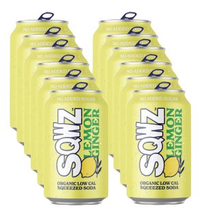 SQWZ Lemon Ginger (12x330ml Dose)