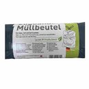Quickpack Zugband Müllbeutel 120l (70x100 cm) 3er Pack von 20 Stück + usy Block