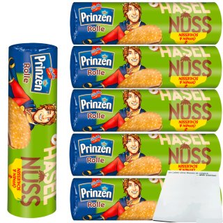 Prinzenrolle Haselnuss 6er Pack (6x275g Packung) + usy Block