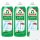 Frosch Spiritus Glas-Reiniger 3er Pack (3x750ml Flasche) + usy Block