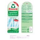 Frosch Spiritus Glas-Reiniger 6er Pack (6x750ml Flasche) + usy Block